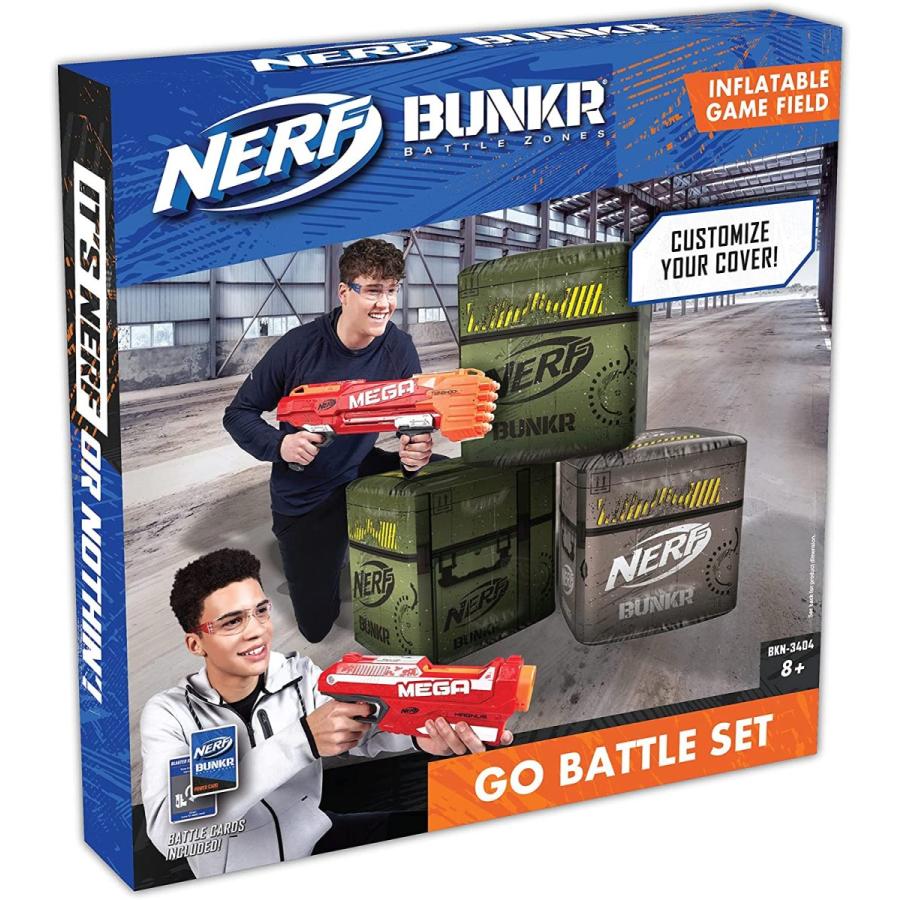 Nerf Bunkr Nerf Go Battle Set (3 Pack)　並行輸入品