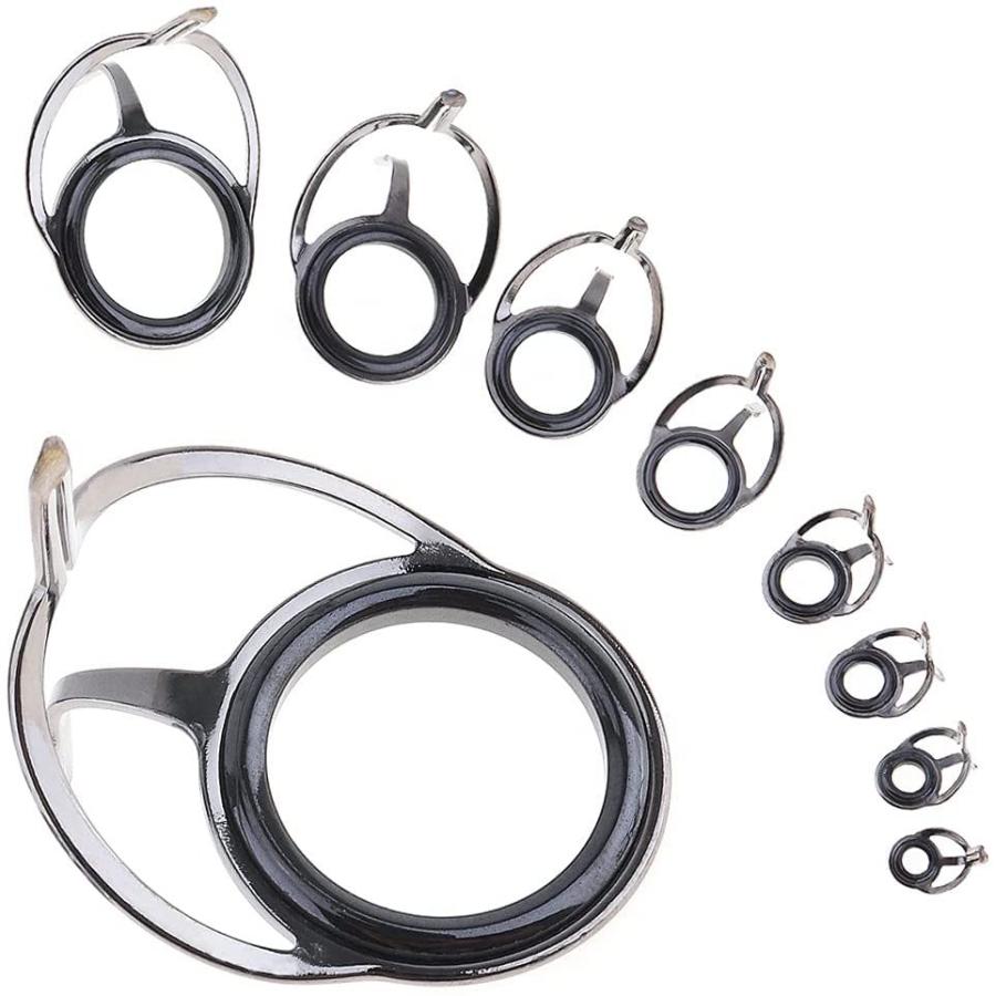 出産祝いなども豊富 スピニングロッドガイド 8点 釣り竿ガイド修理キット Origlam 釣り竿ガイド交換品 海釣り用先端修理キット 並行輸入品 スピニングロッド その他 Binghamtonhots Com