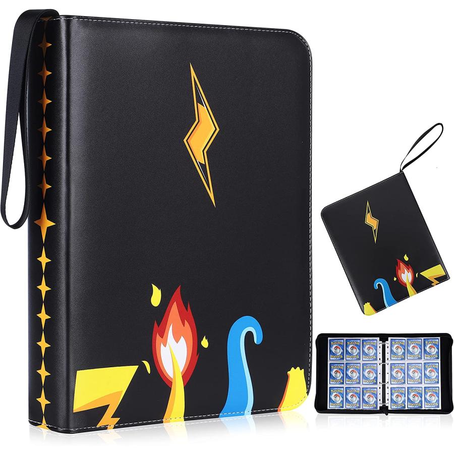 Web限定カラー Beibeiqi キャリングケースバインダー ポケモンカード用 9ポケットポケモンカードバインダーホルダー 900枚のカードを収納可能 50枚の取り外し可能なシート付き その他おもちゃ Panero Shop