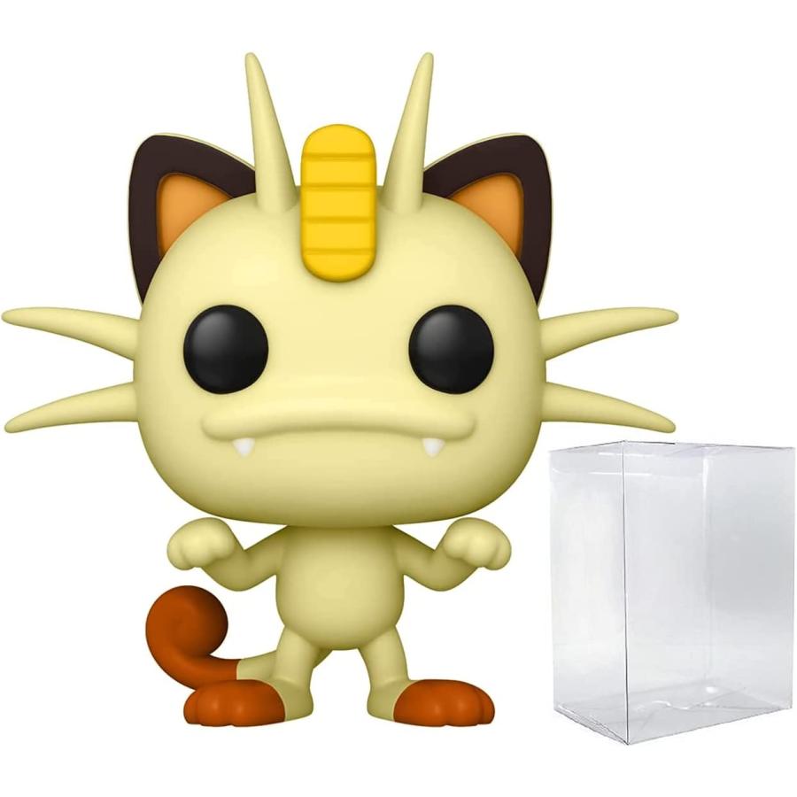 大特価 ポケモン 互換性のあるポップボックスプロテクターケース付き 並行輸入品 ビニールフィギュア Pop Funko ニャース その他おもちゃ Www Quantumbytestore Com