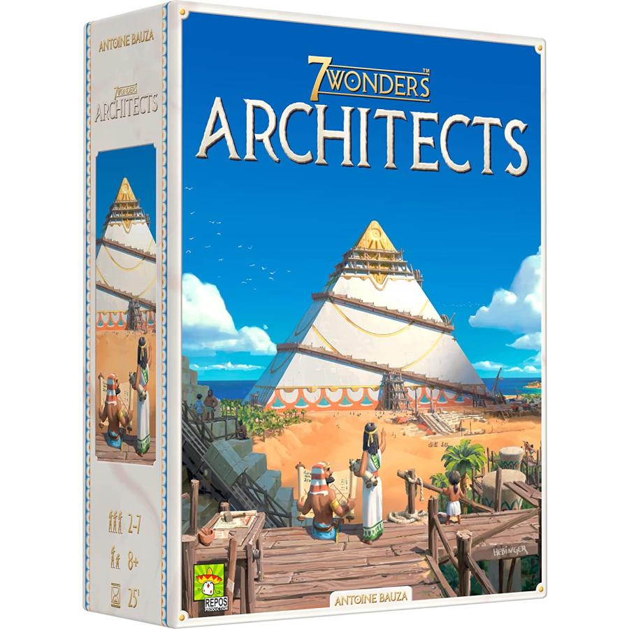 7 Wonders Architects | Strategy Game | Board Game for Kids and Families | Ages 8+ | 2-7 Players | Avg. Playtime 25 Minutes | Made by Repos Production