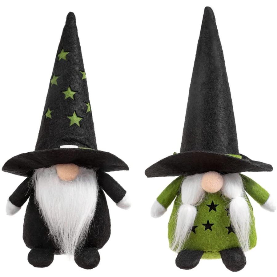 【SALE／60%OFF】 Decor Tomte Swedish Mrs and Mr Gnomes Witch Halloween Pcs 2  Decorations Gnome Halloween Marcol  Decor Elf Standing Ornament Gnome Halloween Handmade その他キッチン、日用品、文具