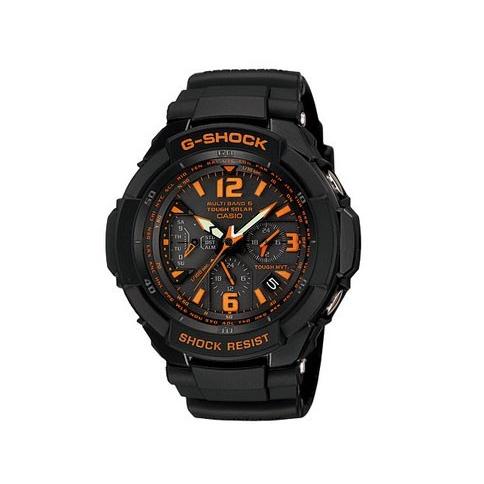 G-SHOCK CASIO SKY COCKPIT メンズ腕時計 電波ソーラー GW-3000B-1AJF