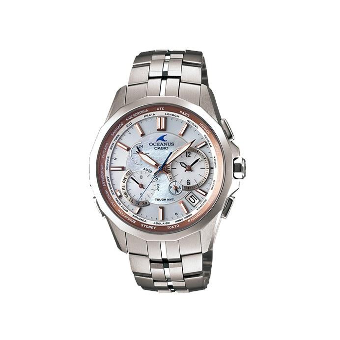在庫処分 CASIO OCEANUS Manta 世界6局対応電波ソーラー OCW-S2400PG 