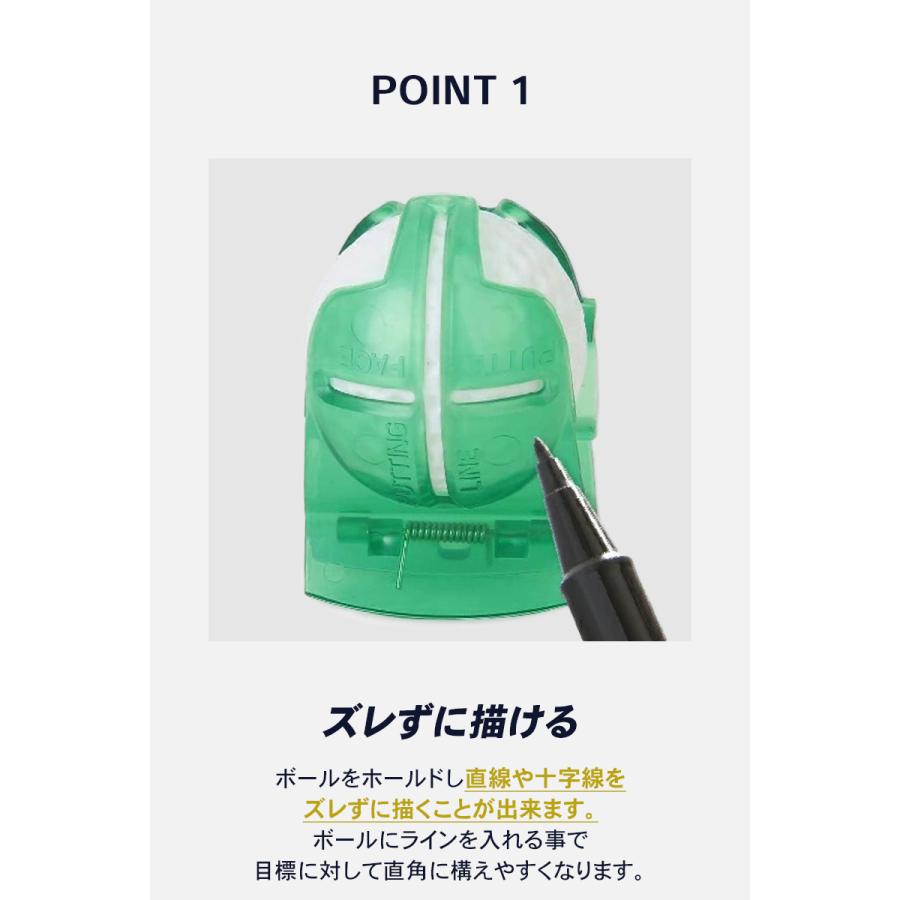 ゴルフ用品 十字ライン パター ゴルフボール ラインマーカー グリーン マーカー ボールライナー ショットライン ゴルフグッズ 小物 アートライン コンペ Go024 セレクトショップマイリバ 通販 Yahoo ショッピング