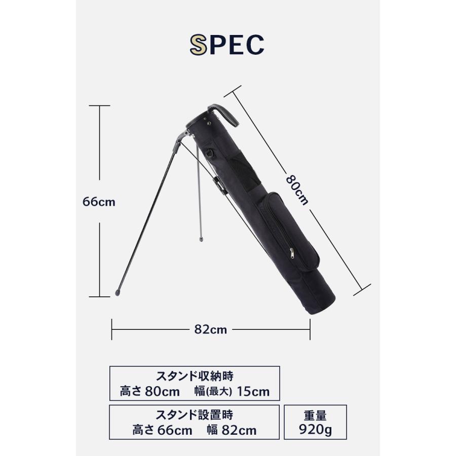 ゴルフ クラブケース キャディバッグ ショルダーベルト 軽量 コンパクト レディース メンズ セルフスタンド 防水 ゴルフケース 練習｜watchshop-hanna｜18