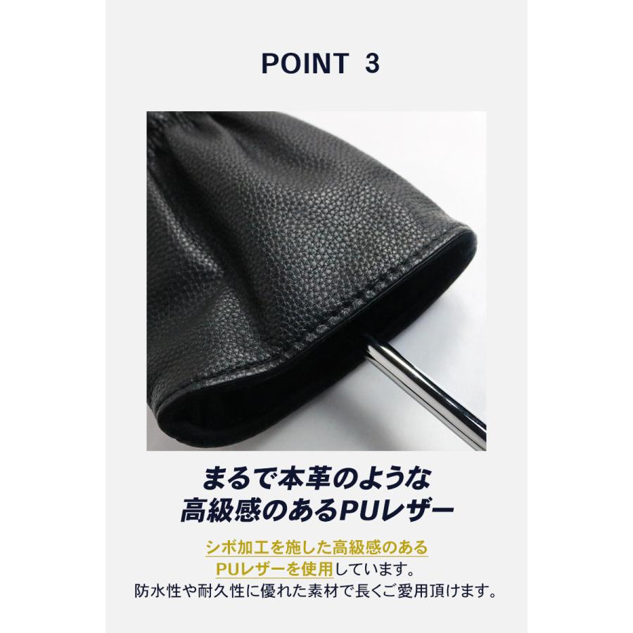 ゴルフ ヘッドカバー 3pcs セット 全4色 ドライバー ゴルフクラブ