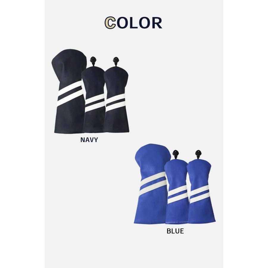 HYPEGOLF ヘッドカバー　3点セット ゴルフ ヘッドカバー 3pcs セット 全4色 ドライバー ゴルフクラブ