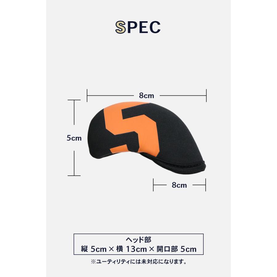 アイアンカバー ゴルフ カバー ゴルフクラブ 単品 ヘッドカバー 番手4