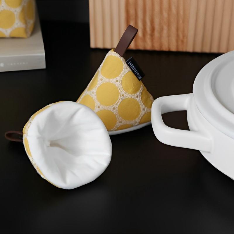 三角鍋つかみ ミトン 2個セット コットン ステッチ 鍋つかみ 鍋 三角鍋つかみ ミトン 2個セット コットン ステッチ 鍋つかみ 鍋