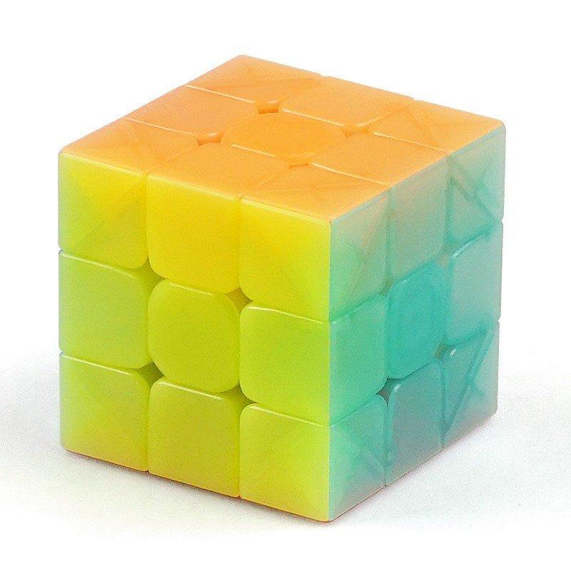 スピードキューブ 3 3 ルービックキューブ 可愛い キュート ピンク 脳トレ ゲーム 週末限定タイムセール かわいい 競技 パズル 立体パズル