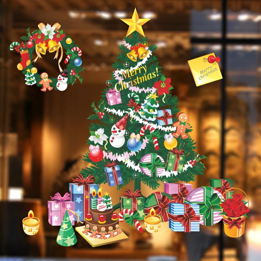 ステッカー クリスマスツリー ウォールステッカー おしゃれ 北欧 Diy 壁紙 ポスター 壁紙シール クリスマス リース 飾り付け インテリア リビング 送料無料 Oa222 Emonrヤフーショッピング店 通販 Yahoo ショッピング