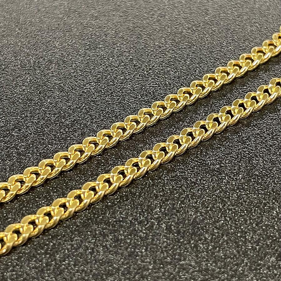 喜平 ネックレス K18 2面シングル 10g 50cm 造幣局検定マーク刻印入り