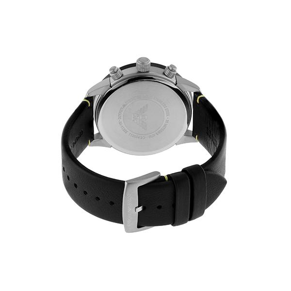 腕時計 メンズ エンポリオ アルマーニ アナログ 時計 レザー ブラック AR11325 EMPORIO ARMANI 公式