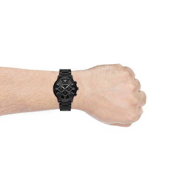 エンポリオ アルマーニ 腕時計 メンズ アナログ 時計 ステンレス ブラック AR11349 EMPORIO ARMANI 公式