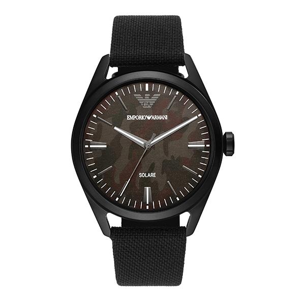 腕時計 メンズ エンポリオ アルマーニ ソーラー アナログ 時計 ファブリック ブラック AR11397 EMPORIO ARMANI 公式｜watchstation｜02