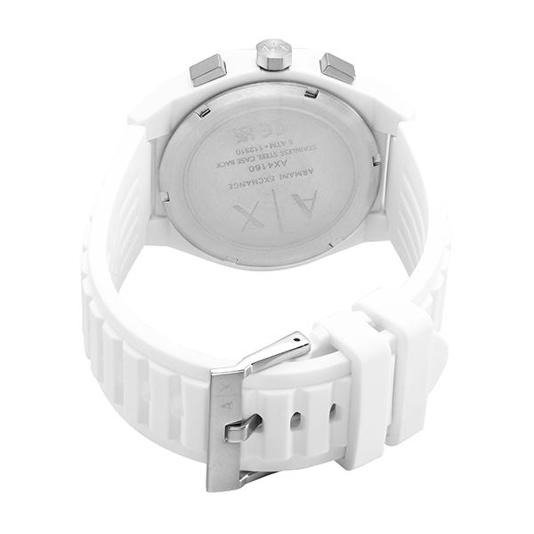 アルマーニ エクスチェンジ 腕時計 アナログ クオーツ メンズ ホワイト シリコン AX4160 2024 春｜watchstation｜05
