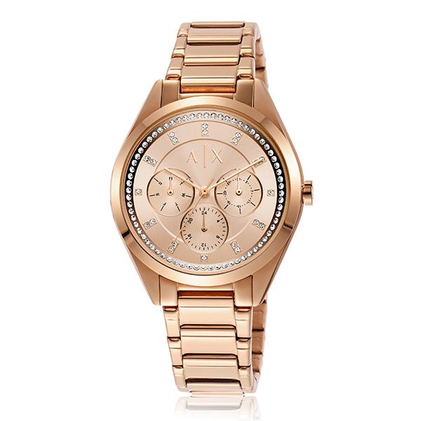 70OFF アルマーニ エクスチェンジ 腕時計 レディース アナログ 時計 ステンレス ローズゴールド AX5658 ARMANI EXCHANGE 公式 2022 秋 ax5658