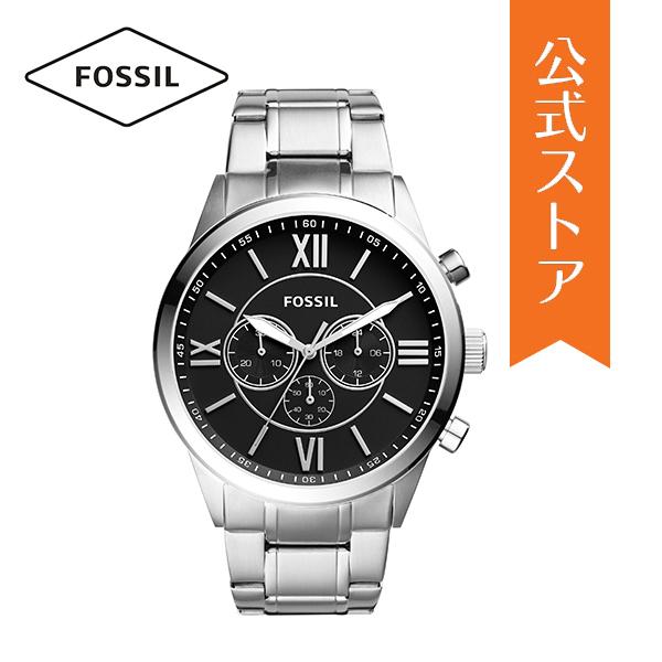 フォッシル 腕時計 メンズ クロノグラフ アナログ 時計 ステンレス シルバー FLYNN BQ1125IE FOSSIL 公式｜watchstation