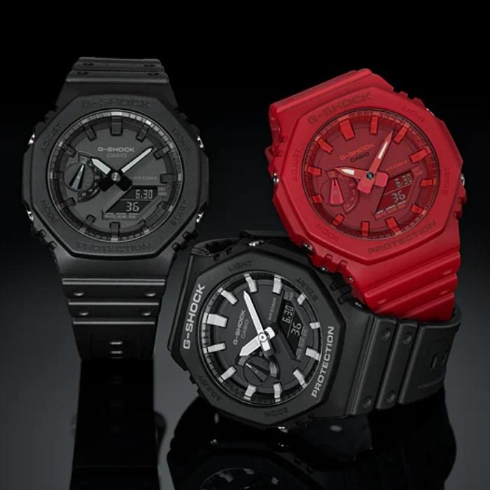 CASIO G-SHOCK GA-2100-1AJF アナログ デジタル 2100 Series 電池式クオーツ 腕時計 メンズ 20気圧防水 カーボンコアガード構造の画像