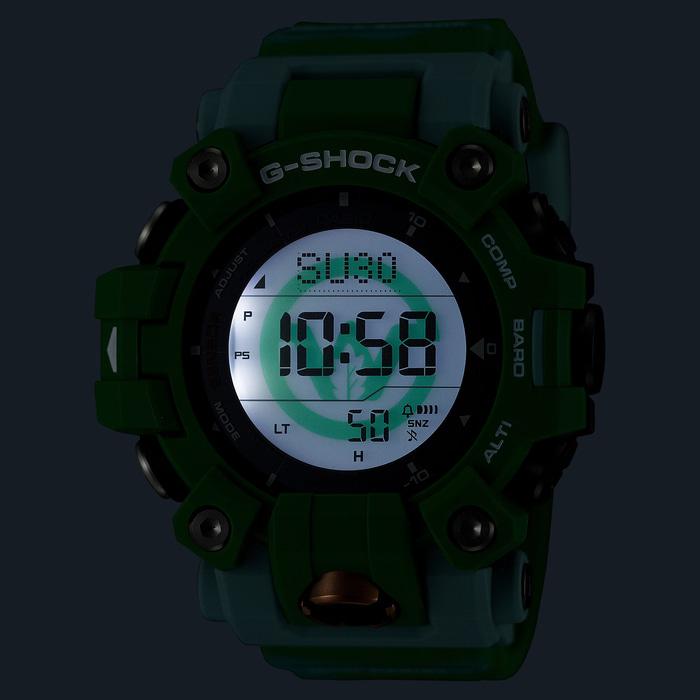 CASIO G-SHOCK GW-9500KJ-3JR 「EARTHWATCH」コラボレーションモデル ヒロオビフィジーイグアナ MUDMAN 腕時計 メンズ 11月10日発売モデル｜watchtown｜03