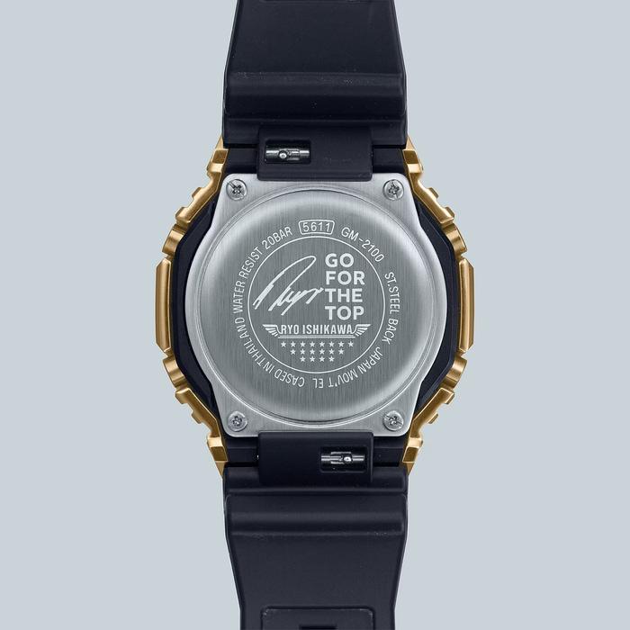 CASIO G-SHOCK GM-2100RI23-1JR 石川遼選手 シグネチャーモデル アナログデジタル 電池式クオーツ 腕時計  20気圧防水 10月20日発売モデル｜watchtown｜06