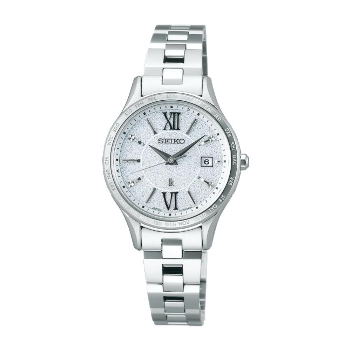 【オリジナルノベルティプレゼント!】SEIKO ルキア SSVV081 らくらくアジャスト方式 Essential Collection ソーラー電波修正 腕時計 レディースの画像
