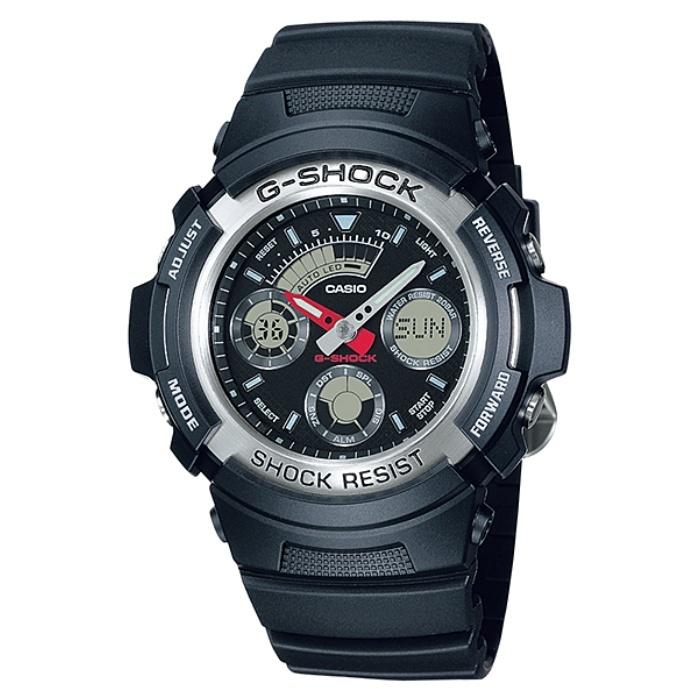 CASIO G-SHOCK AW-590-1AJF アナログ-デジタル AW-590 SERIES 電池式クオーツ 腕時計 メンズ 20気圧防水｜watchtown｜02