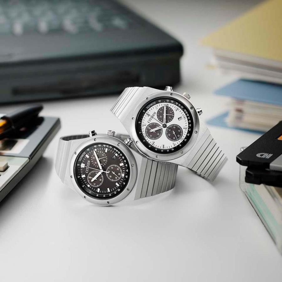 CITIZEN レコードレーベル AT2540-57E スポルテ MS 光発電エコ・ドライブ  メタル 腕時計 メンズ 特定店取扱いモデルの画像