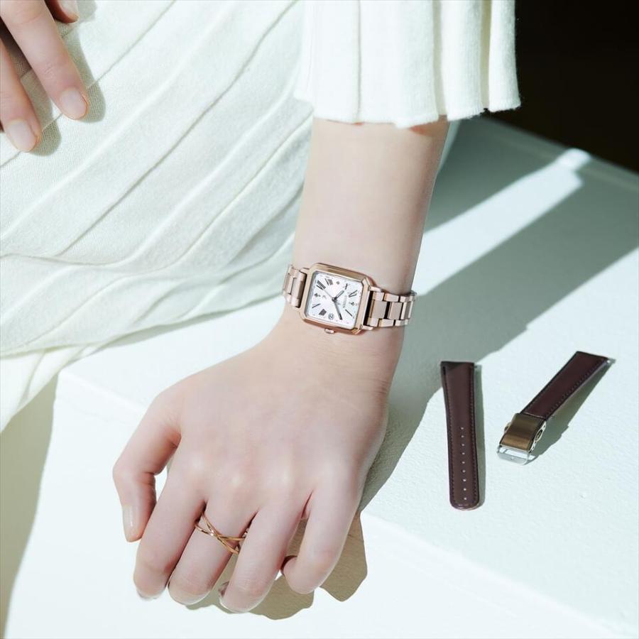 CITIZEN xC クロスシー ES9506-62A hikari collection 替えバンド付 国内正規品 エコ・ドライブ電波時計 腕時計 レディースの画像