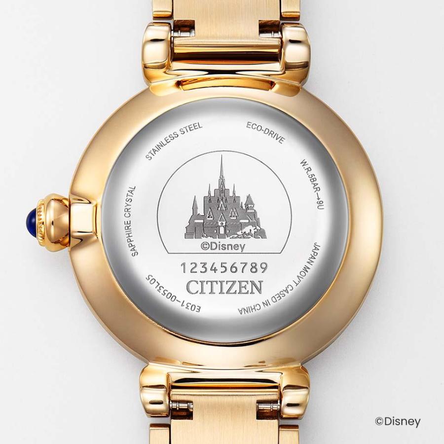 CITIZEN Disney Collection「アナと雪の女王」限定モデル EM1079-89Wの画像