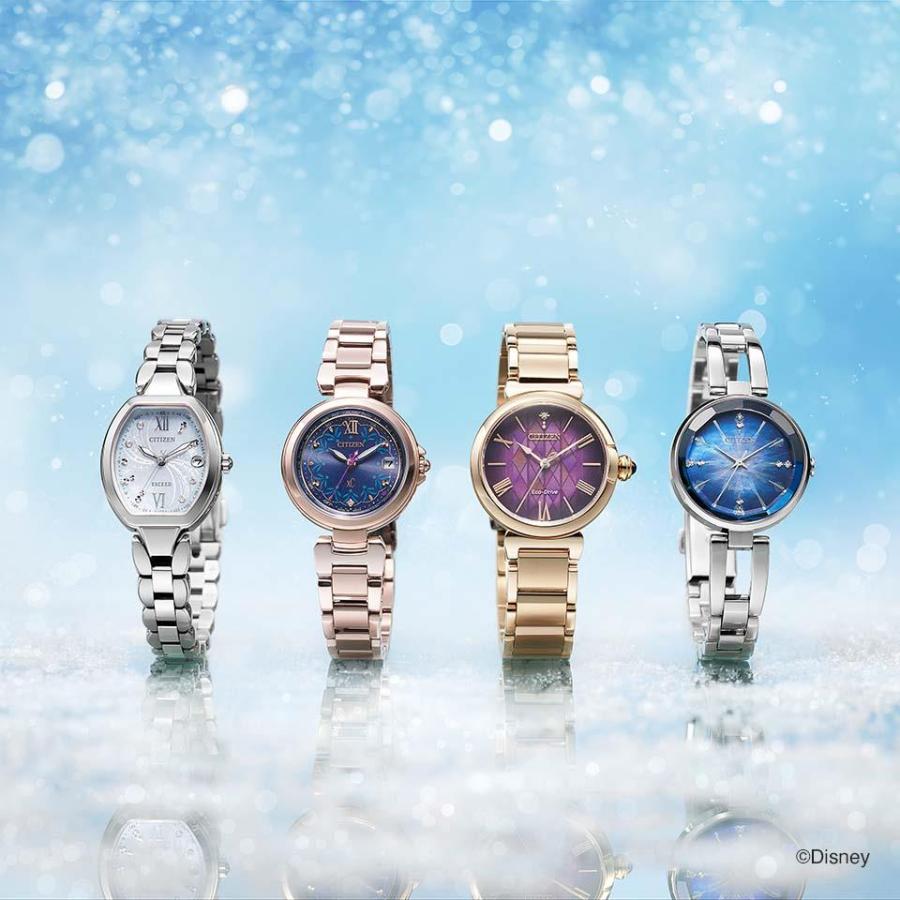 CITIZEN Disney Collection「アナと雪の女王」限定モデル EM1079-89Wの画像