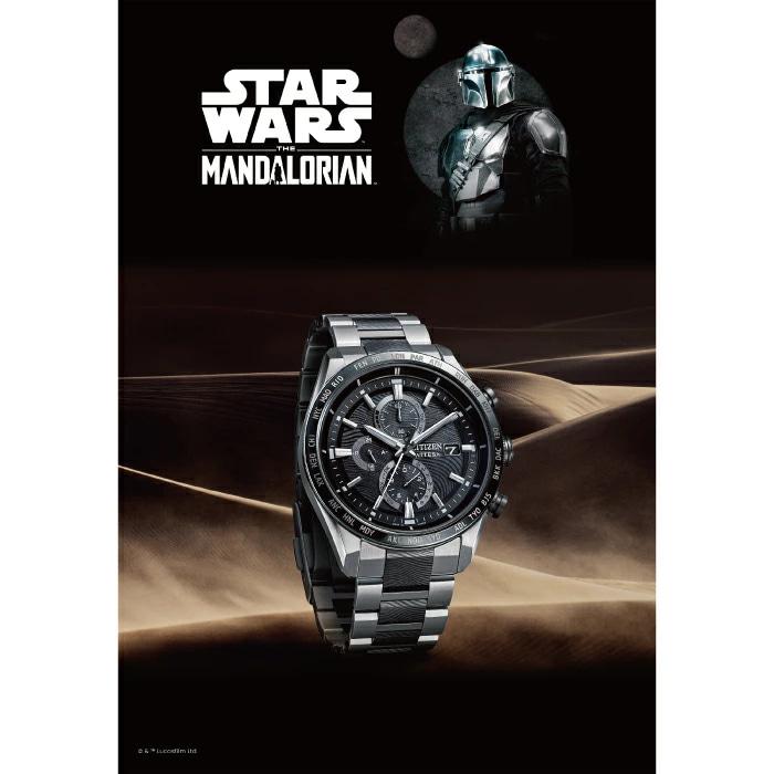 【オリジナルトートバッグ プレゼント!】CITIZEN ATTESA AT8385-55E STAR WARS The Mandalorian Beskar Model 国内正規品 腕時計 5月22日発売モデルの画像