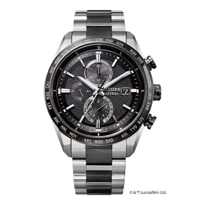 【オリジナルトートバッグ プレゼント!】CITIZEN ATTESA AT8385-55E STAR WARS The Mandalorian Beskar Model 国内正規品 腕時計 5月22日発売モデルの画像