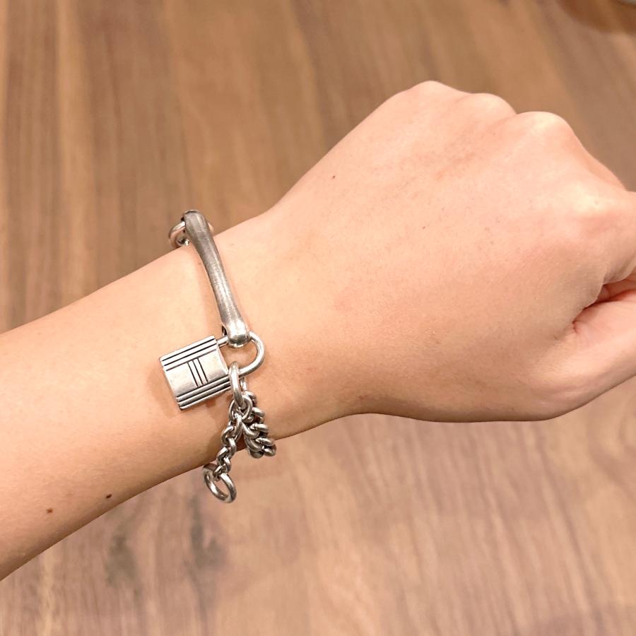 HERMES 【希少】 エルメス カデナ ブレスレット シルバー HERMES 【希少】 エルメス カデナ ブレスレット シルバー