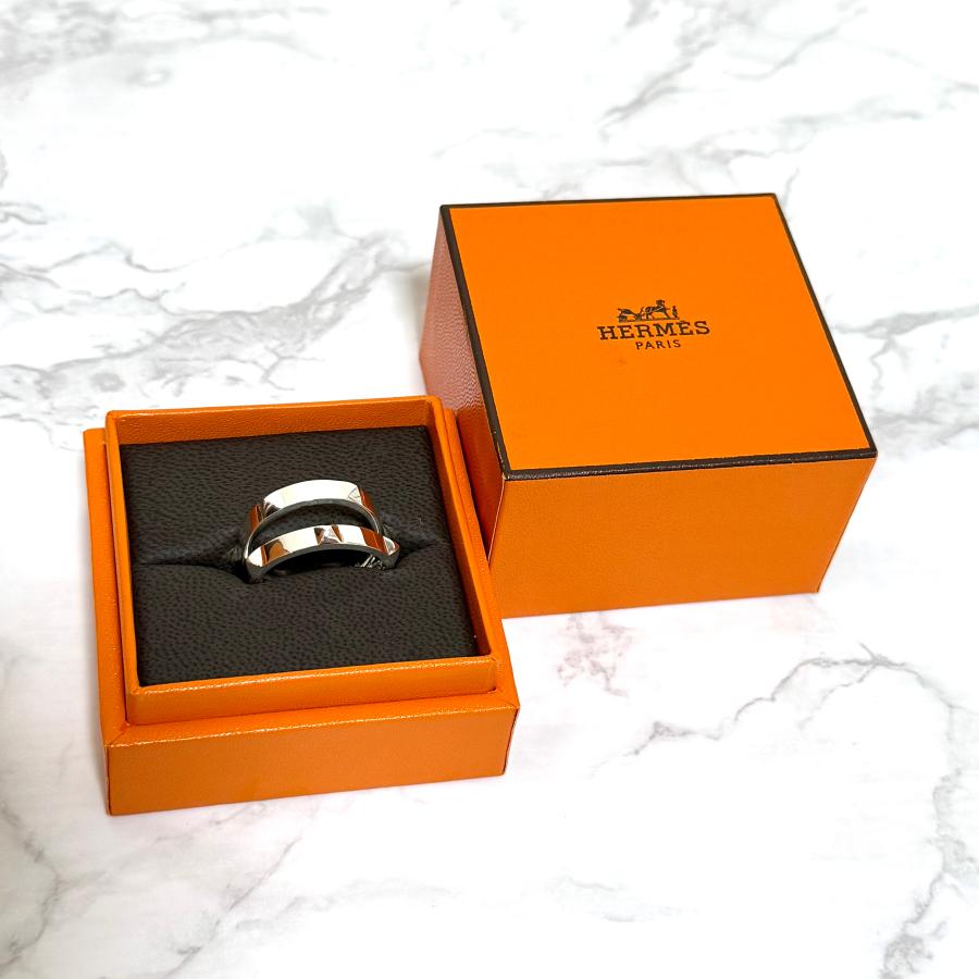 HERMES（エルメス） 【新作】 ミニクルー ダブルリング 2連 シルバー