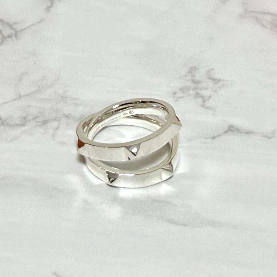 HERMES（エルメス） 【新作】 ミニクルー ダブルリング 2連 シルバー