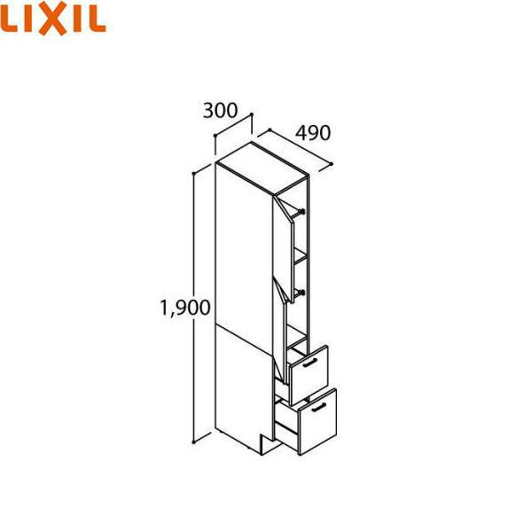 ARS-305 リクシル LIXIL/INAX PIARAピアラ シリーズトールキャビネット 間口300mm スタンダード 送料無料