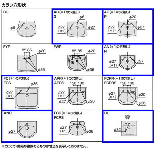 LIXIL はめ込み角型洗面器 L-2150FC/BW1 INAX INAX/LIXIL セット品番【L-2150FC/BW1+LF-WF340SY