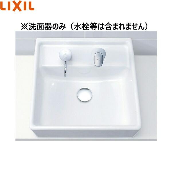 [限定クーポンあり！10 25(水)20時〜24時]L-531 BW1 リクシル LIXIL INAX 角形洗面器 ベッセル・壁付兼用式 ピュアホワイト
