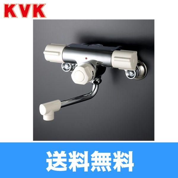 KM59 KVK定量止水付2ハンドル混合栓 一般地仕様 送料無料 浴室、浴槽、洗面所 KVK 定量止水付サーモスタット式シャワー FTB170KPR2