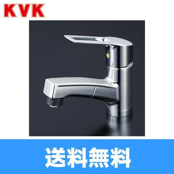 KM8001ZTFEC KVK洗面用シングルレバー式シャワー混合水栓 寒冷地仕様 送料無料