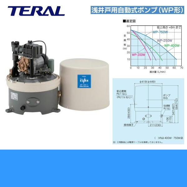 法人限定(沖縄・離島購入不可)】テラル TERAL 浅井戸用自動式ポンプWP