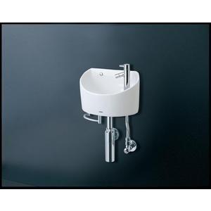 TOTO壁掛手洗器 丸形 立水栓・壁給水・床排水 LSH90BASN 送料無料
