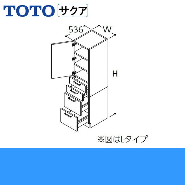 キン様　TOTOのSAQUA 収納キャビネット LWWB045ARA 1A TOTO LTSWB045BNR(L)1 TOTO SAKUAサクア トールキャビネット 間口450
