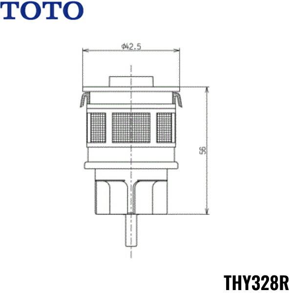 TOTO THY328R TOTO トイレまわり取り替えパーツ フラッシュバルブ用 