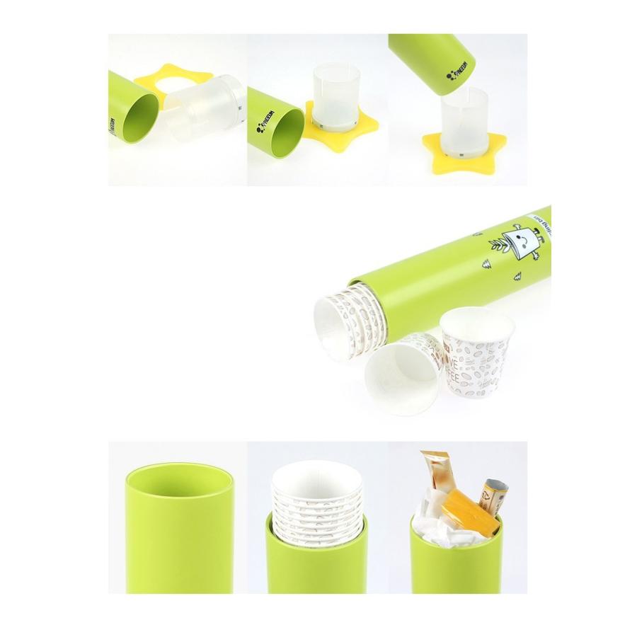 カップコレクターGreen 紙コップ 使い捨てカップ ゴミ箱