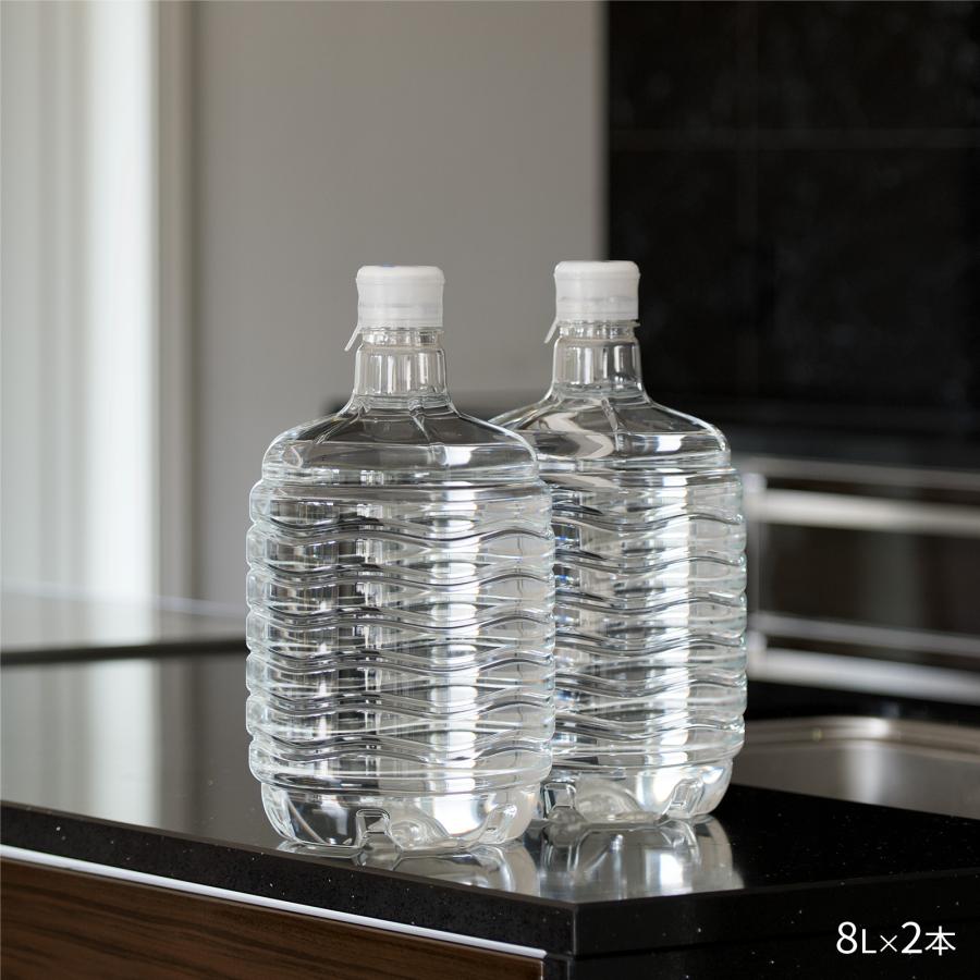 ウォーターサーバー用 天然水】箱島湧水エア ハードPETボトル 8L×2本