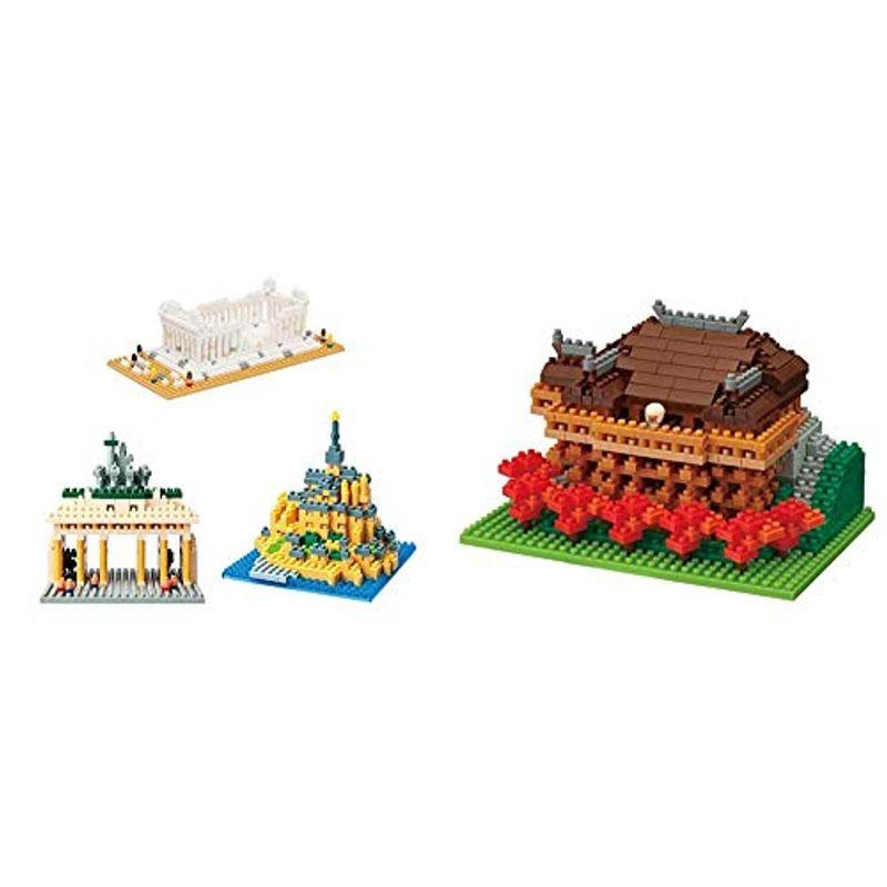 A001 世界の情景 情景コレクションシリーズセット ナノブロック 海外限定商品入り 復刻版 ナノブロック Nbh 194セット 清水寺 ブロック 最終値下げ Themtransit Com