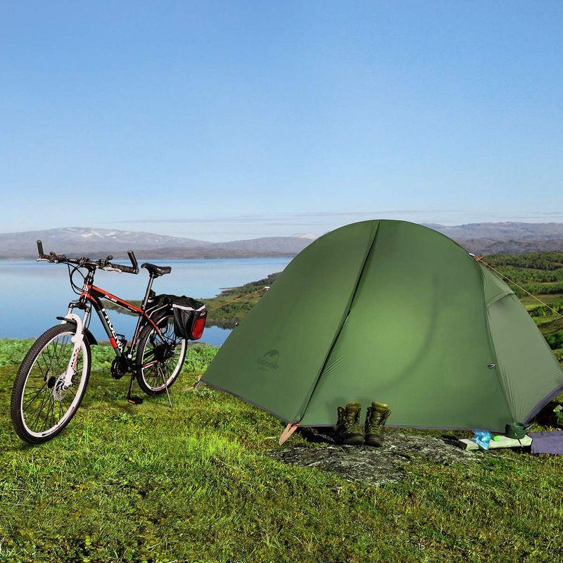 Naturehike公式ショップ テント 1人用 ソロテント 軽量 コンパクト 前室付き キャンプ 自立式 耐水圧4000? 2重層 登山 登山 テント 1人用 ソロテント 軽量 コンパクト 前室付き キャンプ 自立式 耐水圧4000 2重層 サイズ